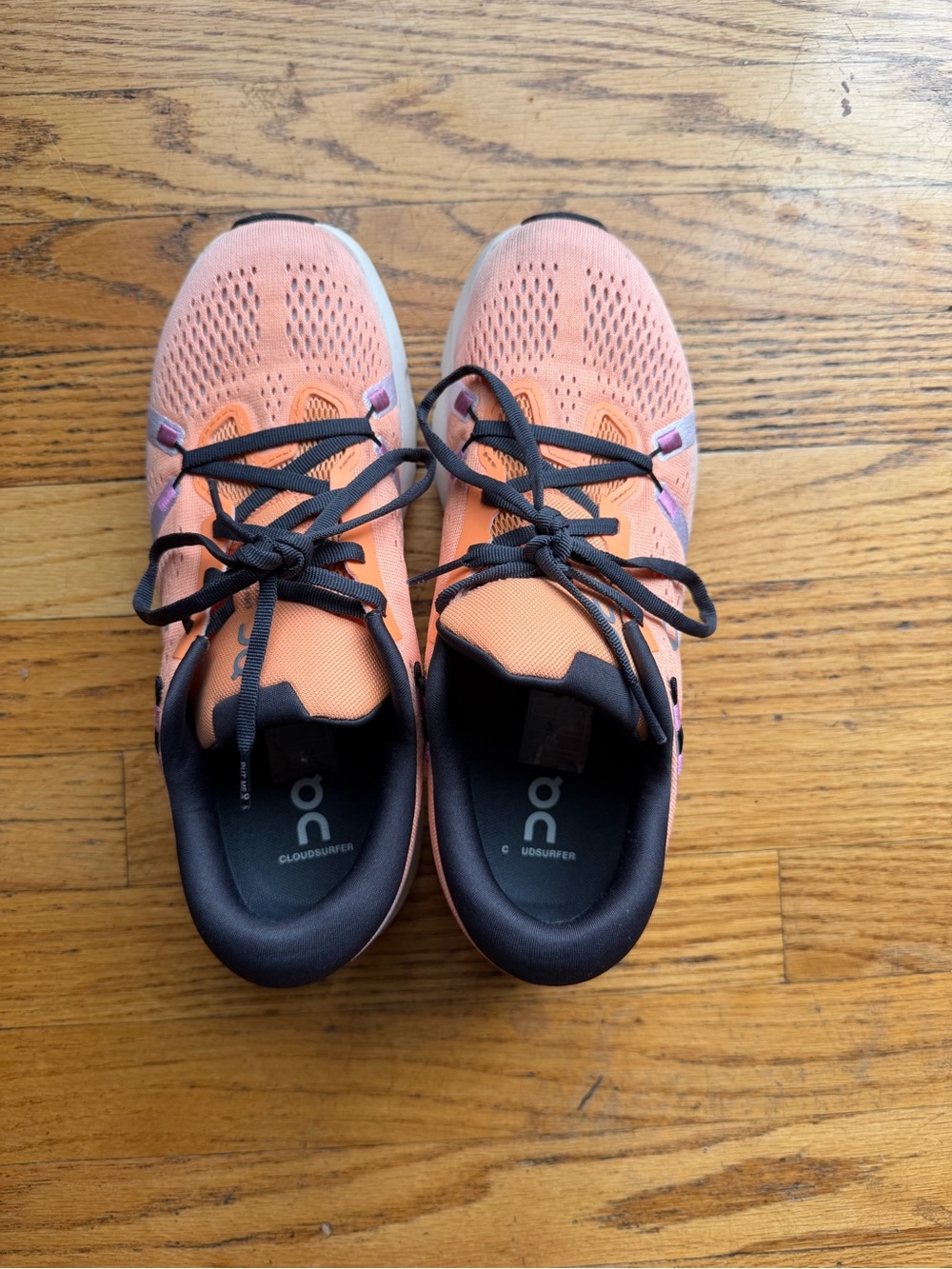 On Running Women's Coral Athletic Running Shoes